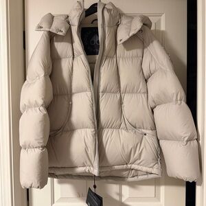 Moose Knuckles Women's Beige Puffer Jacket